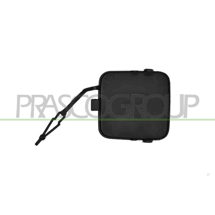 LIBRETTO_RICHIESTA_TARGA.JPG Tappo Coprigancio Traino Paraurti Anteriore Nero Liscio Da Primerizzare Compatibile Per CITROEN C4 