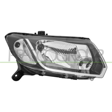 DX_SCRITTA_LOGO.jpg Proiettore Destro H4 Manuale Compatibile Per DACIA SANDERO Dal 01/2013 Al 11/2016 Codice Originale 260105344
