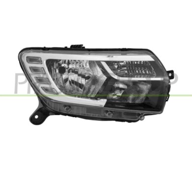 DX_SCRITTA_LOGO.jpg Proiettore Destro H7+H7 Elettrico Senza Motore Led Compatibile Per DACIA SANDERO Dal 12/2016 Al 05/2020 2601