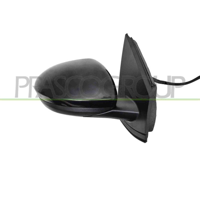 DX_SCRITTA_LOGO.jpg Retrovisore Destro Elettrico Con Primer Termico Con Sonda Con Blis Convesso 9 Pins DACIA SANDERO Dal 06/2020