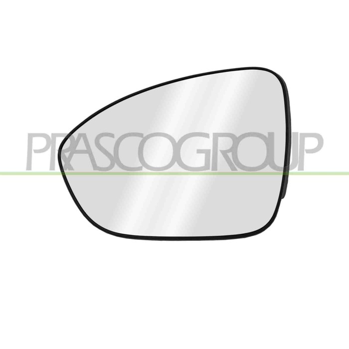 SX_SCRITTA_LOGO.jpg Piastra Specchio Sinistra Termica Convessa Compatibile Per DACIA SANDERO Dal 06/2020 in poi Codice Originale