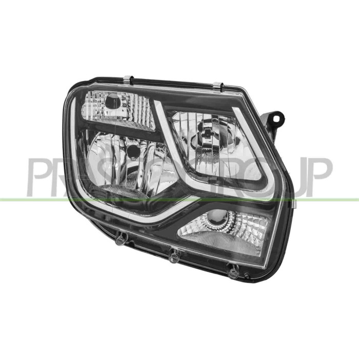 LIBRETTO_RICHIESTA_TARGA.JPG Proiettore Destro H1+H7 Senza Cavi Di Regolazione Con Luce Diurna Compatibile Per DACIA DUSTER Dal 