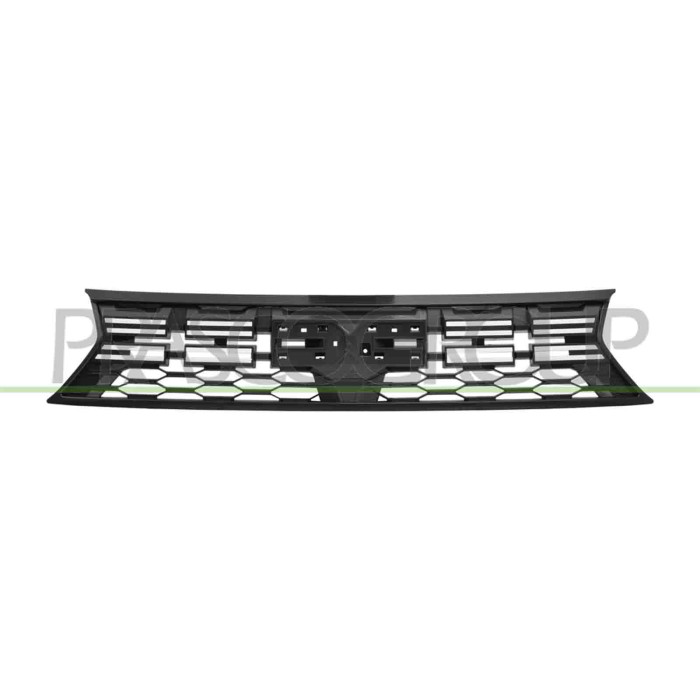 NEUTRO.jpg Griglia Radiatore Nera Con Fori Modanatura Con Inserti Bianchi Compatibile Per DACIA DUSTER Dal 09/2021 Al 03/2024 62