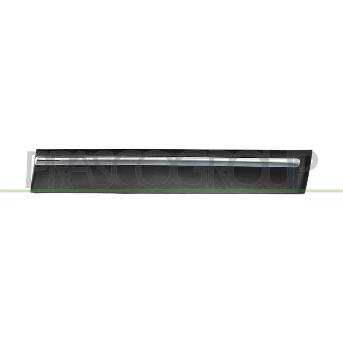 DX_SCRITTA_LOGO.jpg Modanatura Porta Anteriore Destra Nera Con Profilo Cromato NISSAN QASHQAI (J10) Dal 02/2006 Al 08/2010 80870