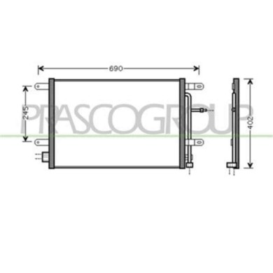AD022C001_1.JPG Condensatore Per Audi A4 (b7) Dal 2004 Al 2007