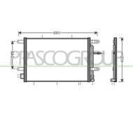 Condensatore Per Audi A4 (b7) Dal 2004 Al 2007