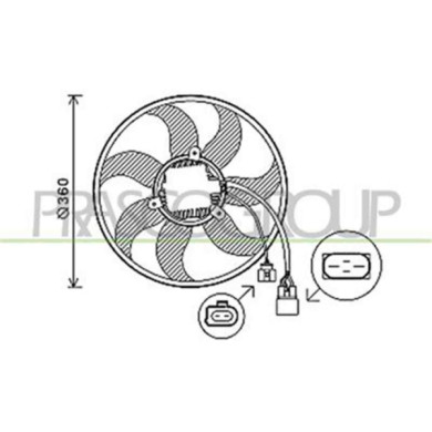 AD022F003_1.JPG Ventola Per Audi A4 (b7) Dal 2004 Al 2007