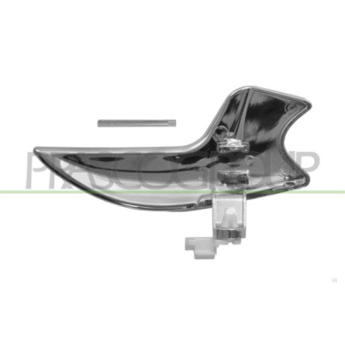 LIBRETTO_RICHIESTA_TARGA.JPG Maniglia Anteriore Sinistra Interna Cromata Compatibile Per FORD KA Dal 01/2008 Al 01/2016 Codice O