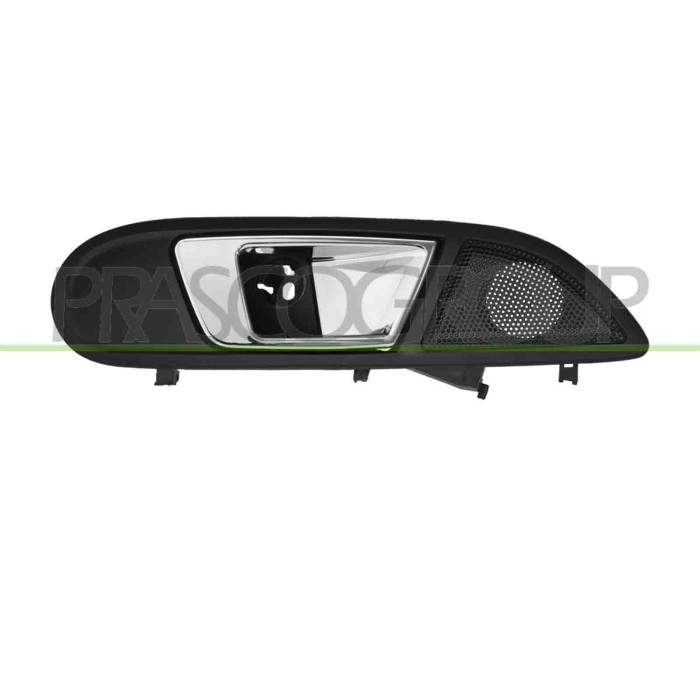 DX_SCRITTA_LOGO.jpg Maniglia Anteriore Destra Interna Con Leva Cromata Compatibile Per FORD FIESTA MK VI Dal 12/2008 Al 12/2012 