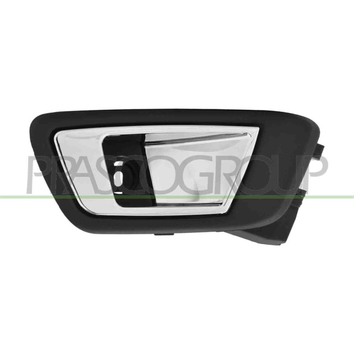 DX_SCRITTA_LOGO.jpg Maniglia Posteriore Destra Interna Con Leva Cromata Compatibile Per FORD FIESTA MK VI Dal 12/2008 Al 12/2012
