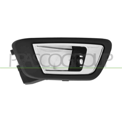 SX_SCRITTA_LOGO.jpg Maniglia Posteriore Sinistra Interna Con Leva Cromata Compatibile Per FORD FIESTA MK VI Dal 12/2008 Al 12/20