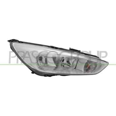DX_SCRITTA_LOGO.jpg Proiettore Destro H7+H1 Elettrico Con Motore Cromato Compatibile Per FORD FOCUS Dal 01/2015 Al 06/2018 Codic