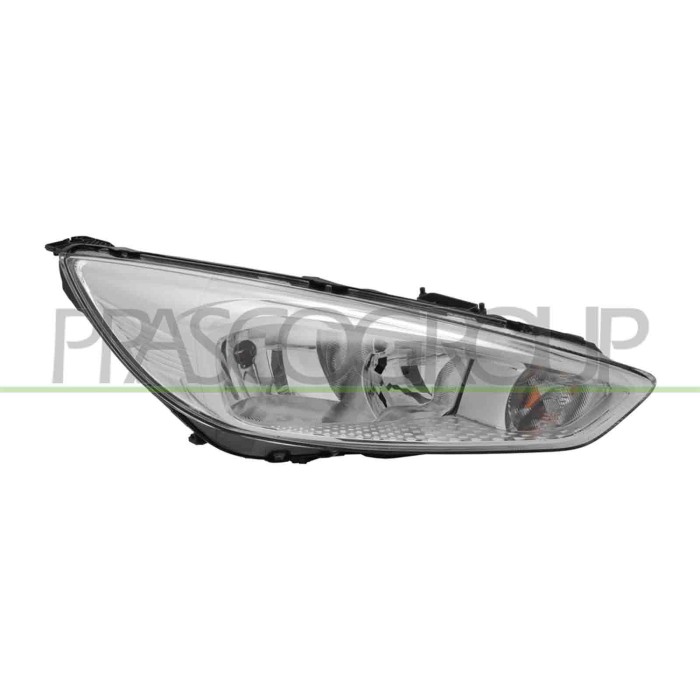 DX_SCRITTA_LOGO.jpg Proiettore Destro H7+H1 Elettrico Con Motore Cromato Compatibile Per FORD FOCUS Dal 01/2015 Al 06/2018 Codic