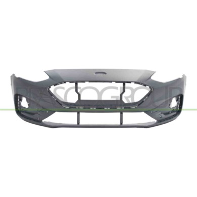 LIBRETTO_RICHIESTA_TARGA.JPG Paraurti Anteriore Con Primer Con Tappo Coprigancio Con Fori Park Assist+Supporti FORD FOCUS ST-LIN
