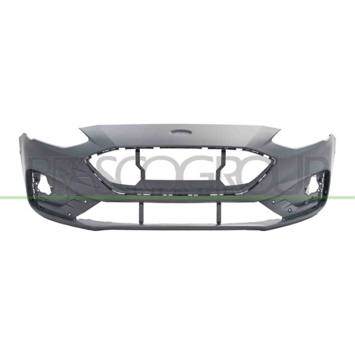 LIBRETTO_RICHIESTA_TARGA.JPG Paraurti Anteriore Con Primer Con Tappo Coprigancio Con Fori Park Assist+Supporti FORD FOCUS ST-LIN