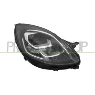 DX_SCRITTA_LOGO.jpg Proiettore Destro H1 Led Elettrico Motore Luce Diurna Led Cromato Nero Versione Valeo Mod. Titanium FORD PUM