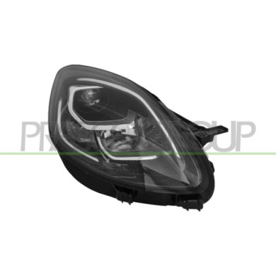 LIBRETTO_RICHIESTA_TARGA.JPG Proiettore Destro H1 Led Elettrico Motore Luce Diurna Led Cromato Nero Versione Valeo Mod. Titanium