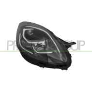 LIBRETTO_RICHIESTA_TARGA.JPG Proiettore Destro H1 Led Elettrico Motore Luce Diurna Led Cromato Nero Versione Valeo Mod. Titanium