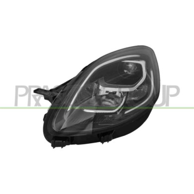 LIBRETTO_RICHIESTA_TARGA.JPG Proiettore Sinistro H1 Led Elettrico Motore Luce Diurna Led Cromato Nero Versione Valeo Mod. Titani
