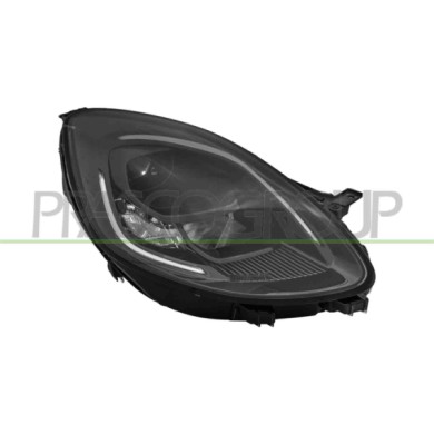 DX_SCRITTA_LOGO.jpg Proiettore Destro H1 Led Elettrico Motore Luce Diurna Led Nero Versione Valeo Mod. St Line FORD PUMA Dal 12/