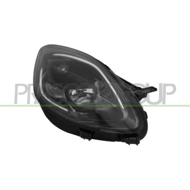 LIBRETTO_RICHIESTA_TARGA.JPG Proiettore Destro H1 Led Elettrico Motore Luce Diurna Led Nero Versione Valeo Mod. St Line FORD PUM