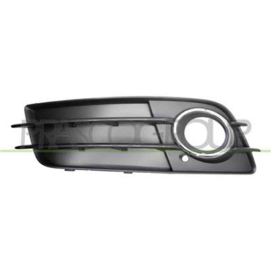 AD0242124_2.JPG Griglia Sinistra Paraurti Nera Goffrata Per Audi A4 (b8) Dal 2007 Al 2011