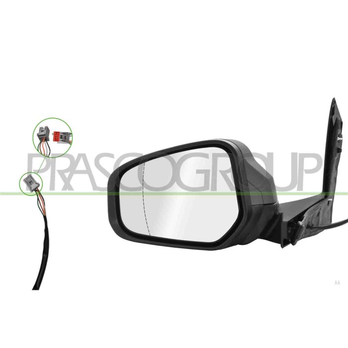 LIBRETTO_RICHIESTA_TARGA.JPG Retrovisore Sinistro Elettrico Nero Termico Asferico 5 Pins FORD TRANSIT/TOURNEO COURIER (C4A) Dal 