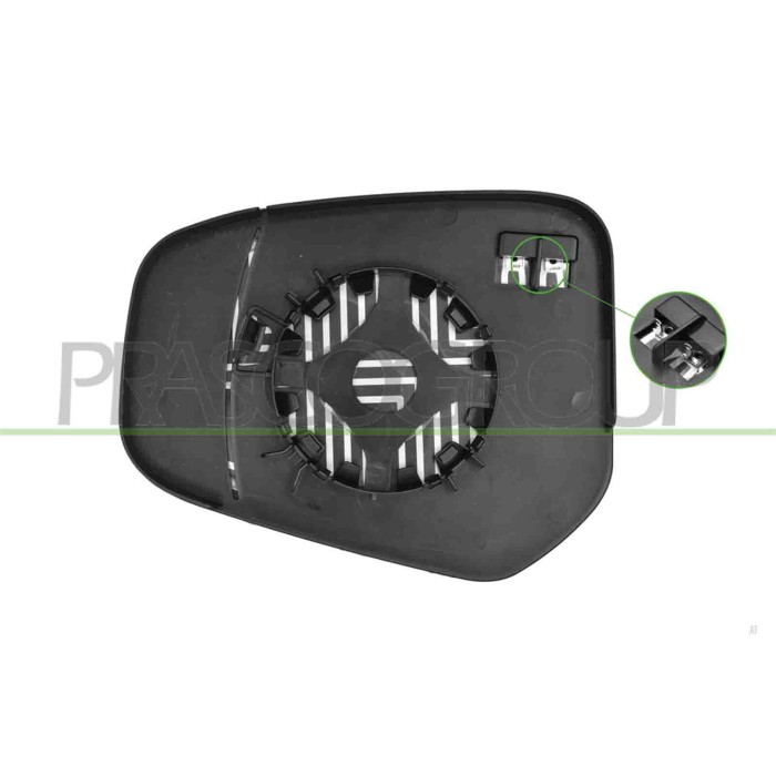 LIBRETTO_RICHIESTA_TARGA.JPG Piastra Specchio Destra Termica Asferica Compatibile Per FORD TRANSIT/TOURNEO COURIER (C4A) Dal 06/