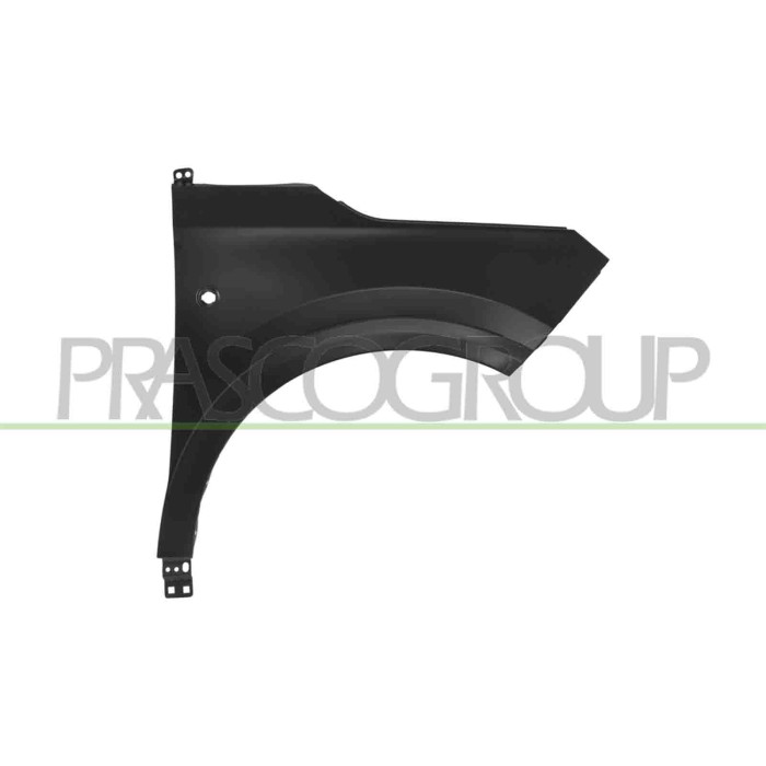 DX_SCRITTA_LOGO.jpg Parafango Anteriore Destro Con Foro Lucciola Compatibile Per FORD TRANSIT/TOURNEO COURIER (C4A) Dal 05/2023 
