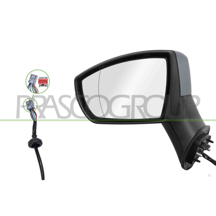 LIBRETTO_RICHIESTA_TARGA.JPG Retrovisore Sinistro Elettrico Con Primer Termico Con Fanale Asferico 7 Pins FORD ECOSPORT Dal 01/2
