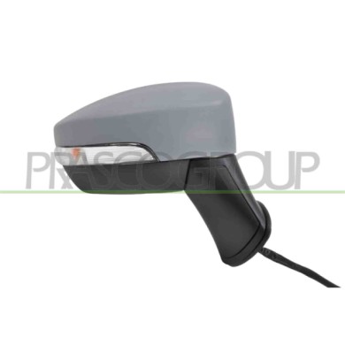 DX_SCRITTA_LOGO.jpg Retrovisore Destro Elettrico Primer Termico Chiudibile Fanale Luce Cortesia Blis Convesso 12 Pins FORD ECOSP