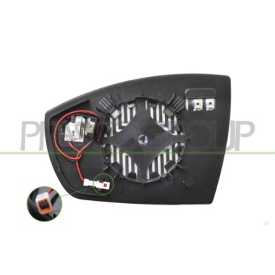 LIBRETTO_RICHIESTA_TARGA.JPG Piastra Specchio Destra Termica Con Blis Convessa Compatibile Per FORD ECOSPORT Dal 01/2018 in poi 