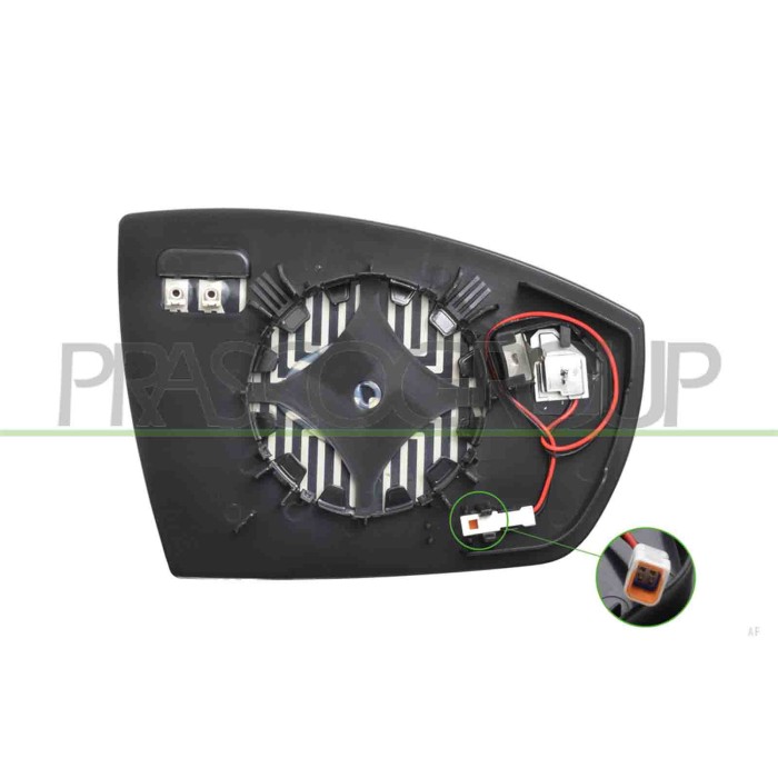 LIBRETTO_RICHIESTA_TARGA.JPG Piastra Specchio Sinistra Termica Con Blis Convessa Compatibile Per FORD ECOSPORT Dal 01/2018 in po