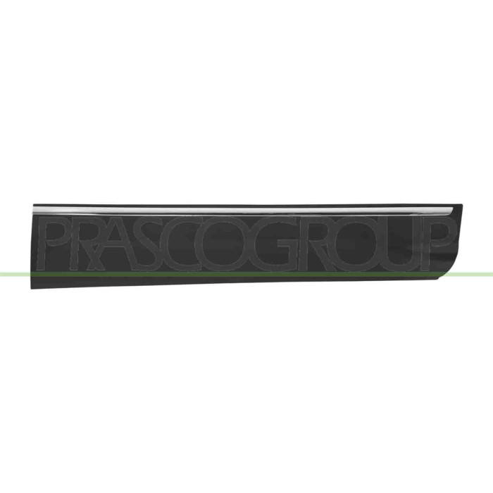 DX_SCRITTA_LOGO.jpg Modanatura Porta Anteriore Destra Nera Con Profilo Cromato Compatibile Per FORD KUGA Dal 01/2013 Al 08/2016 