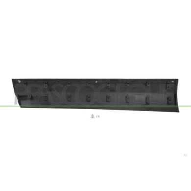 LIBRETTO_RICHIESTA_TARGA.JPG Modanatura Porta Anteriore Destra Nera Con Profilo Cromato Compatibile Per FORD KUGA Dal 01/2013 Al