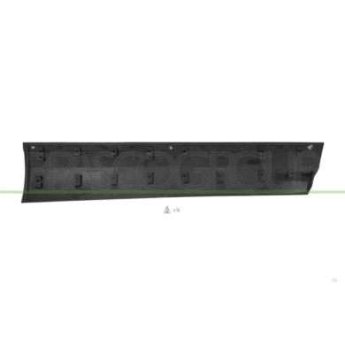 LIBRETTO_RICHIESTA_TARGA.JPG Modanatura Porta Anteriore Sinistra Nera Con Profilo Cromato Compatibile Per FORD KUGA Dal 01/2013 