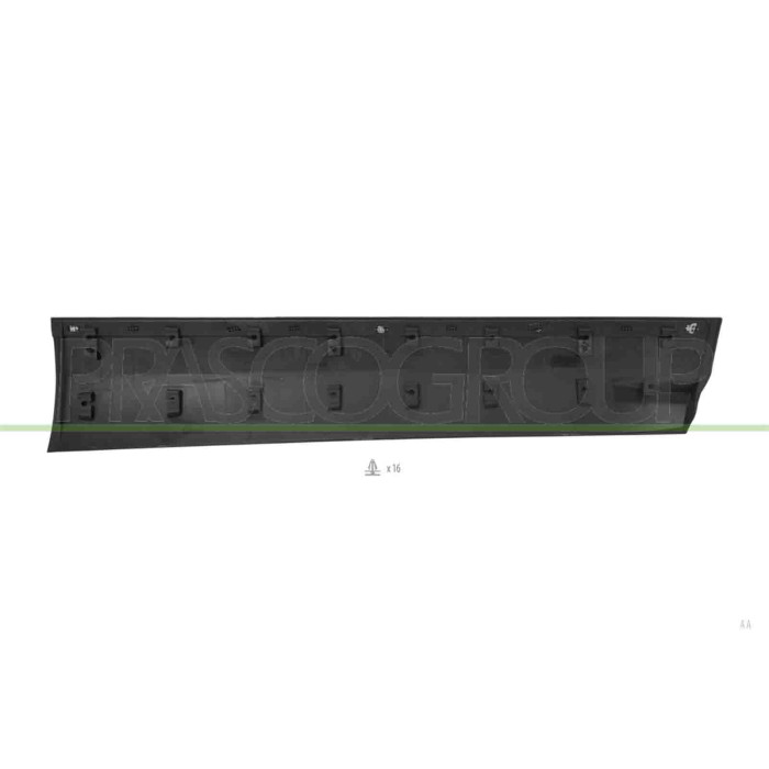 LIBRETTO_RICHIESTA_TARGA.JPG Modanatura Porta Anteriore Sinistra Nera Con Profilo Cromato Compatibile Per FORD KUGA Dal 01/2013 