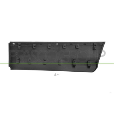 LIBRETTO_RICHIESTA_TARGA.JPG Modanatura Porta Posteriore Destra Nera Con Profilo Cromato Compatibile Per FORD KUGA Dal 01/2013 A