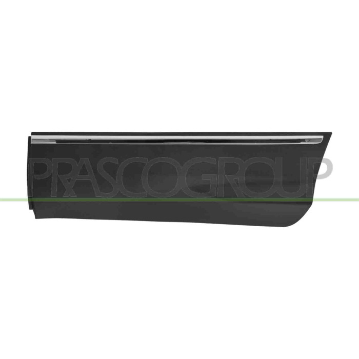 SX_SCRITTA_LOGO.jpg Modanatura Porta Posteriore Sinistra Nera Con Profilo Cromato Compatibile Per FORD KUGA Dal 01/2013 Al 08/20