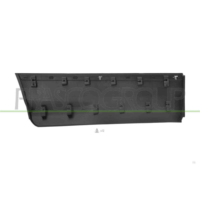 LIBRETTO_RICHIESTA_TARGA.JPG Modanatura Porta Posteriore Sinistra Nera Con Profilo Cromato Compatibile Per FORD KUGA Dal 01/2013