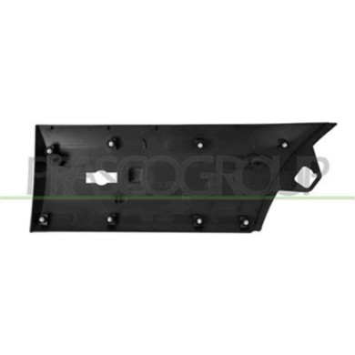 FD9131455_1.JPG Modanatura Parafango Posteriore Destro Laterale Inferiore Nera Goffrata Clips Foro Luce Ingombro FORD TRANSIT 20