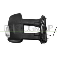DX_SCRITTA_LOGO.jpg Retrovisore Destro Elettrico Nero Termico Fanale Bianco Braccio Medio Convesso 6 Pins FORD TRANSIT (TTG) Dal
