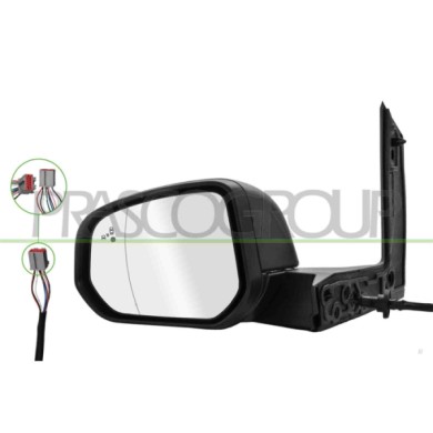 LIBRETTO_RICHIESTA_TARGA.JPG Retrovisore Sinistro Elettrico Nero Termico Chiudibile Blis Asferico 8 Pins FORD TRANSIT/TOURNEO CO