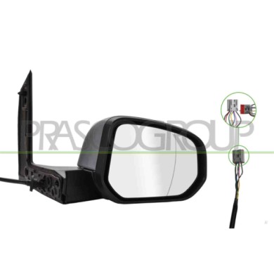 LIBRETTO_RICHIESTA_TARGA.JPG Retrovisore Destro Elettrico Con Primer Termico Chiudibile Asferico 7 Pins FORD TRANSIT/TOURNEO CON