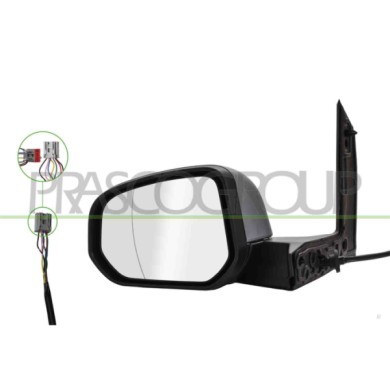 LIBRETTO_RICHIESTA_TARGA.JPG Retrovisore Sinistro Elettrico Primer Termico Chiudibile Asferico 7 Pins FORD TRANSIT/TOURNEO CONNE