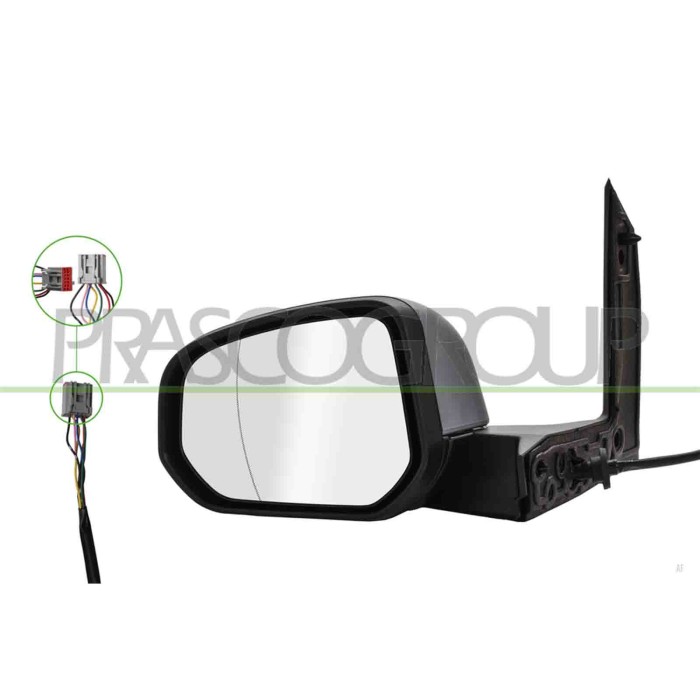 LIBRETTO_RICHIESTA_TARGA.JPG Retrovisore Sinistro Elettrico Primer Termico Chiudibile Asferico 7 Pins FORD TRANSIT/TOURNEO CONNE