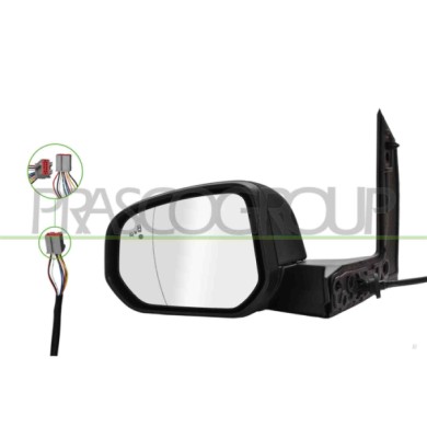 LIBRETTO_RICHIESTA_TARGA.JPG Retrovisore Sinistro Elettrico Nero Termico Chiudibile Blis Asferico 9 Pins FORD TRANSIT/TOURNEO CO