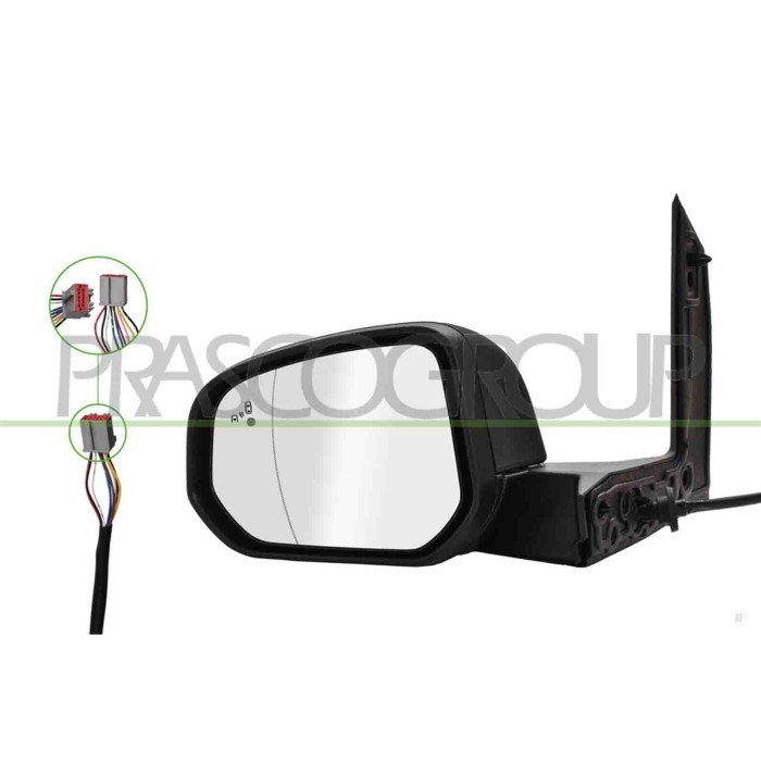 LIBRETTO_RICHIESTA_TARGA.JPG Retrovisore Sinistro Elettrico Nero Termico Chiudibile Blis Asferico 9 Pins FORD TRANSIT/TOURNEO CO