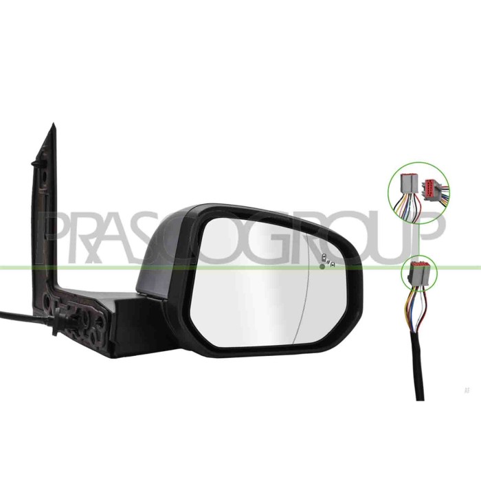LIBRETTO_RICHIESTA_TARGA.JPG Retrovisore Destro Elettrico Primer Termico Chiudibile Blis Asferico 9 Pins FORD TRANSIT/TOURNEO CO