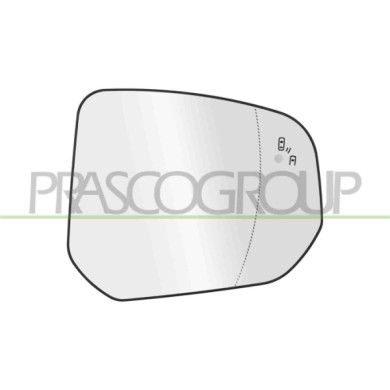 DX_SCRITTA_LOGO.jpg Piastra Specchio Destra Termica Con Blis Asferica Compatibile Per FORD TRANSIT/TOURNEO CONNECT (CHC) Dal 05/